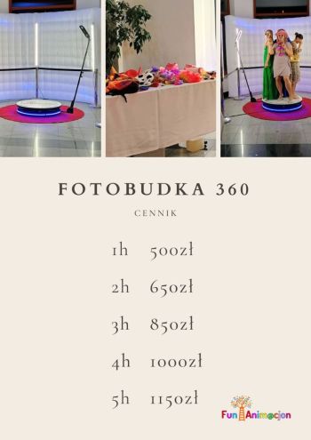 Fotobudka 360 Fun-Anim@cjon | Fotobudka na wesele Górno, świętokrzyskie