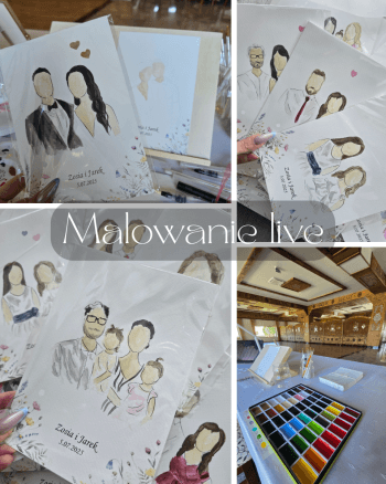 Bella busta - malowanie live | Artysta Tarnów, małopolskie
