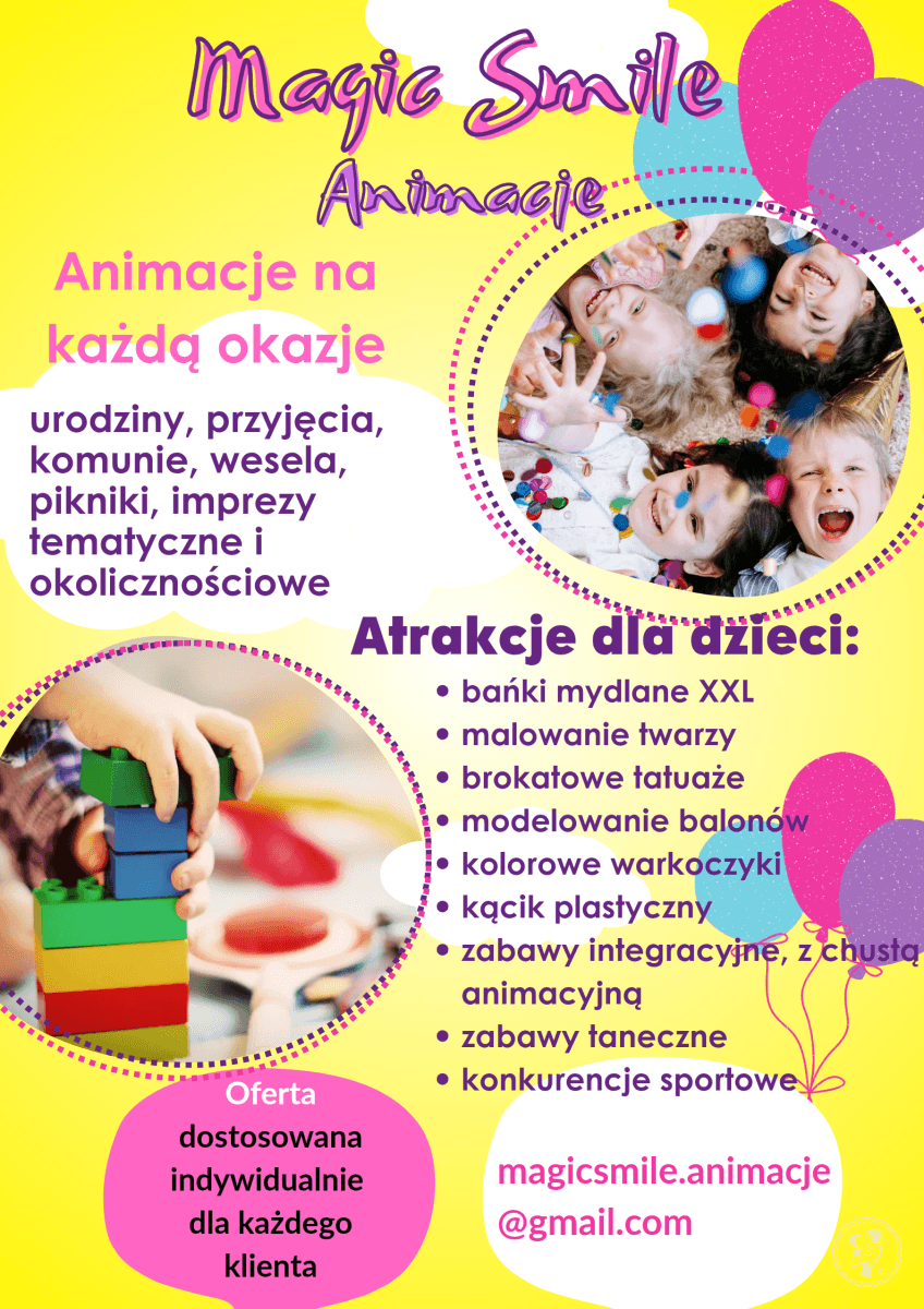 Magic Smile- Animacje | Animator dla dzieci Jarosław, podkarpackie - zdjęcie 1