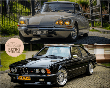 Citroen DS, BMW E24, BMW E21 | Auto do ślubu Przemyśl, podkarpackie
