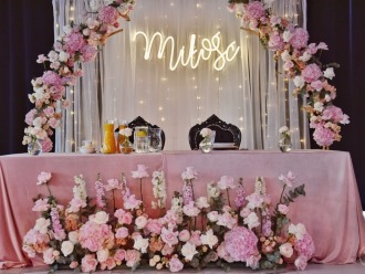 Dekoracje sal i kościołów Pozytywka | Dekoracje ślubne Wrocław, dolnośląskie