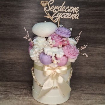 CandLand - Flower Boxy ze Świec | Prezenty ślubne Zawadka, małopolskie