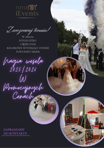 iEvents Fotolustro / Ciężki Dym | Fotobudka na wesele Rzeszów, podkarpackie