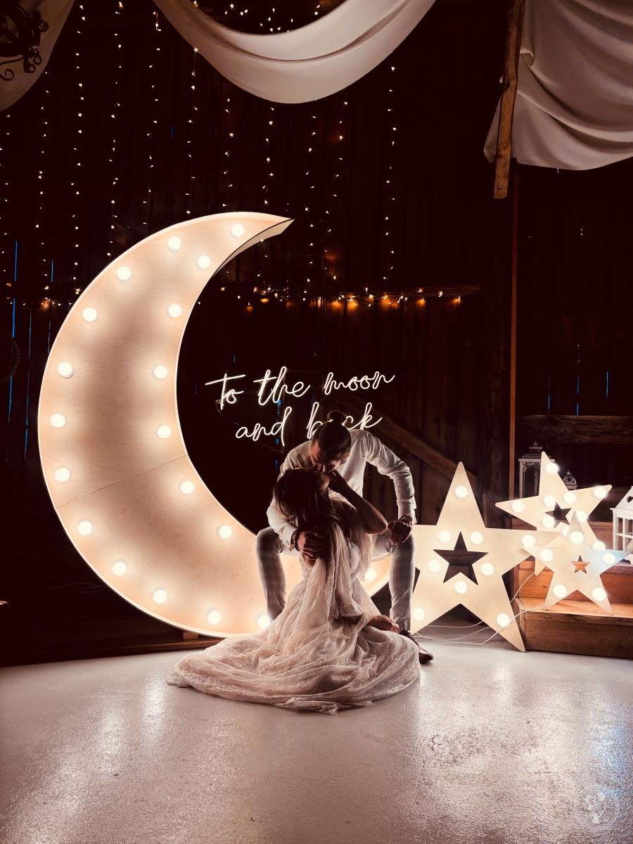 BlaskEvent - duży księżyc | Dekoracje światłem Kłomnice, śląskie - zdjęcie 1