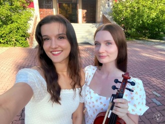 Wiktoria i Angelika Śpiew+Skrzypce | Oprawa muzyczna ślubu Kraków, małopolskie