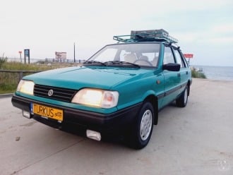 Turkusowy Polonez Caro | Auto do ślubu Reda, pomorskie