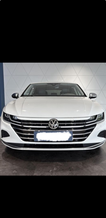 Biały Volkswagen Arteon | Auto do ślubu Brzękowice Górne, śląskie