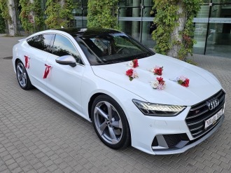 Sportowa limuzyna audi S7 | Auto do ślubu Białystok, podlaskie
