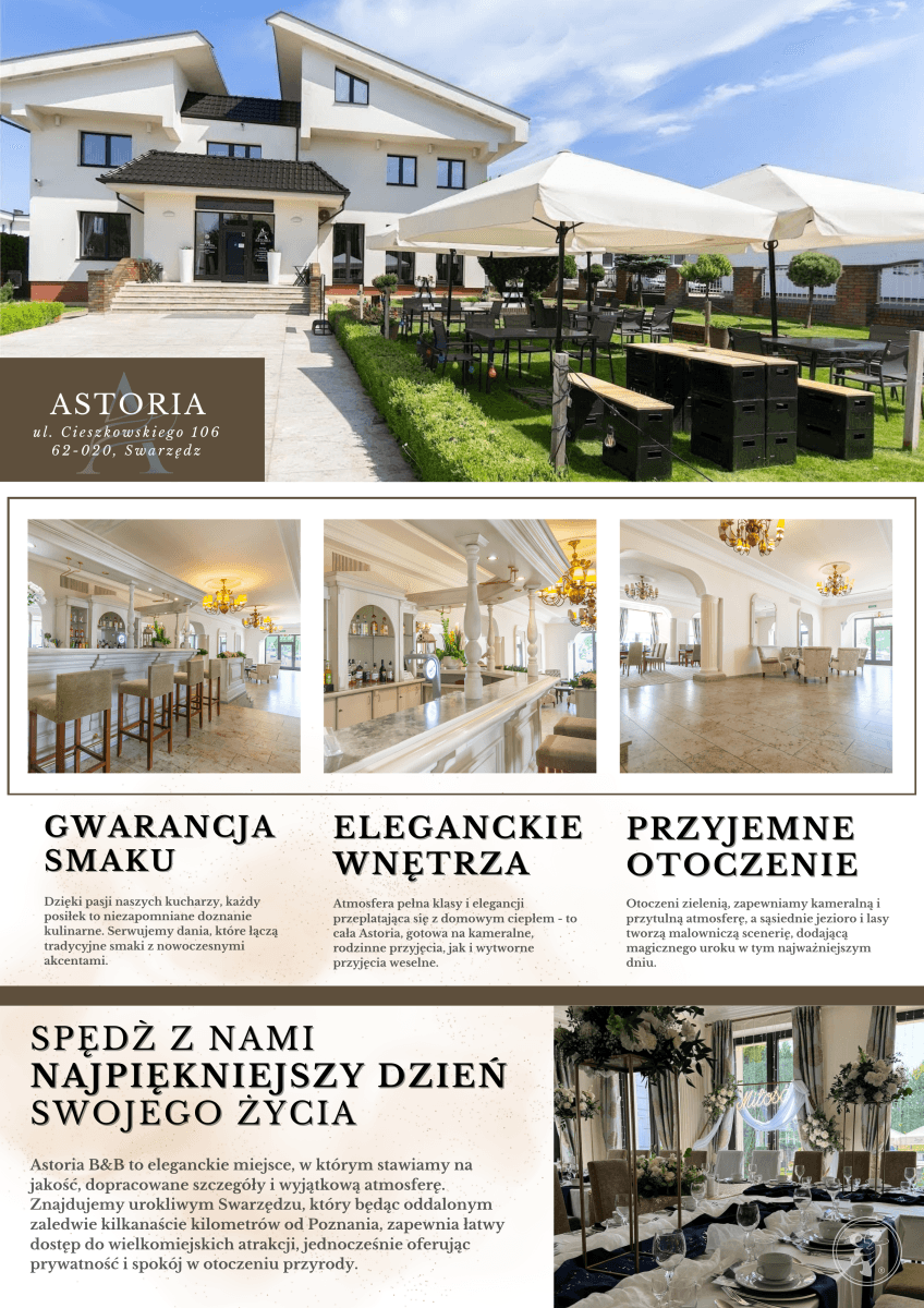 Astoria Bed & Breakfast | Sala weselna Swarzędz, wielkopolskie - zdjęcie 1