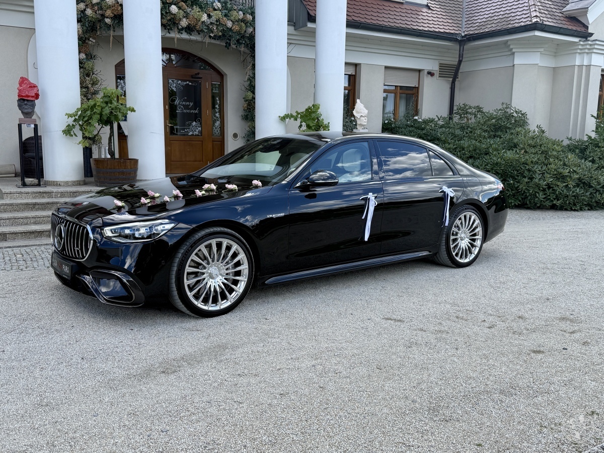 Mercedes S63 AMG E-Performance Long | Auto do ślubu Santocko, lubuskie - zdjęcie 1
