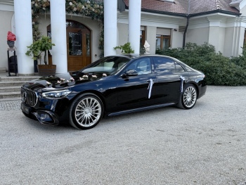 Mercedes S63 AMG E-Performance Long | Auto do ślubu Santocko, lubuskie