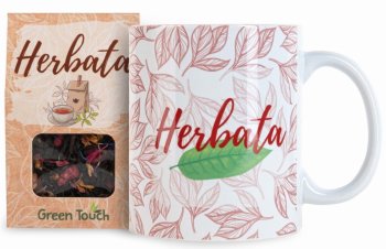 Herbata z kubkiem w zestawie prezentowym, upominek uniwersalny - zdjęcie 1