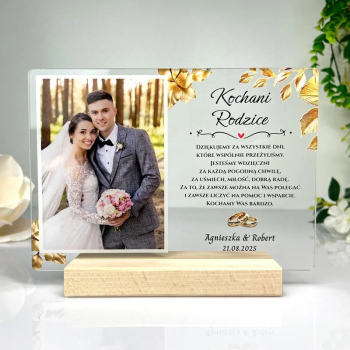 Podziękowanie Dla Rodziców ze Zdjęciem Jesienne MD1339 - zdjęcie 1