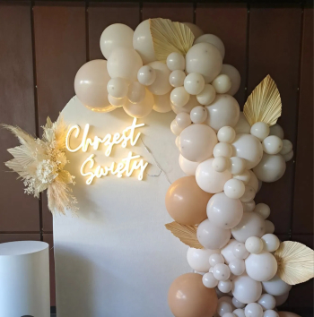 Klaudia Brohs - ścianki z balonów | Dekoracje ślubne Olsztyn, warmińsko-mazurskie