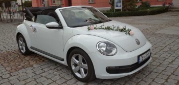 Biały Volkswagen Cabrio | Auto do ślubu Brzeg, opolskie