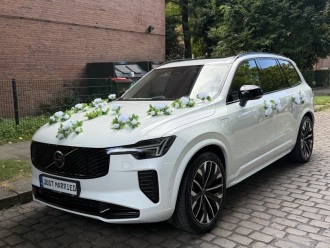 Białe VOLVO XC 90 T8 | Auto do ślubu Gdańsk, pomorskie