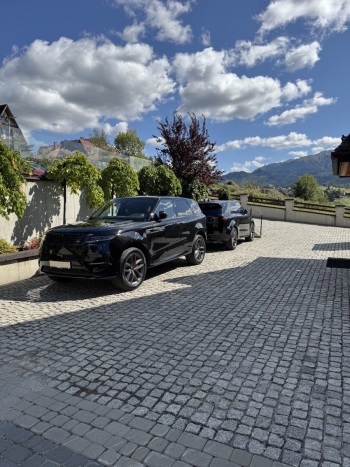 Czarny Range Rover Sport | Auto do ślubu Kraków, małopolskie