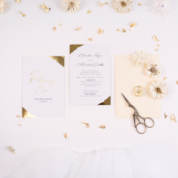 Zaproszenie ,,Złote Blaski Miłości” - zdjęcie 1