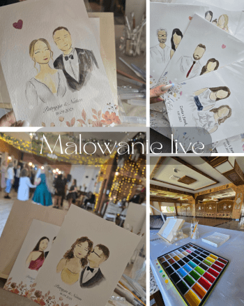 Bella busta - malowanie live | Artysta Tarnów, małopolskie