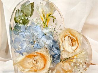 Kwiat na zawsze - kwiaty w żywicy, utrwalanie bukietów ślubnych | Bukiety ślubne Kraków, małopolskie