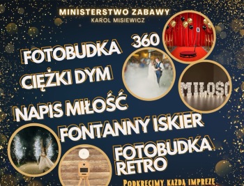 Ministerstwo Zabawy Karol Misiewicz | Fotobudka na wesele Giżycko, warmińsko-mazurskie