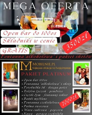 MOBILNIE Mariusz Mróz | Barman na wesele Kraków, małopolskie