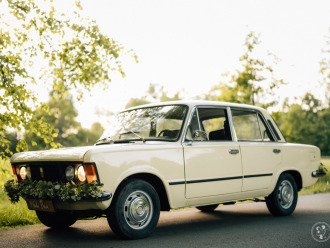 Kremowy Fiat 125p z 1980 roku | Auto do ślubu Bytom, śląskie