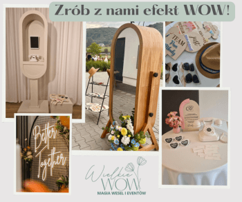 Wielkie WOW | Fotobudka na wesele Rzeszów, podkarpackie