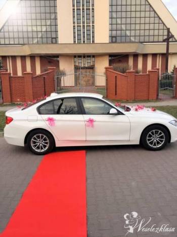 *Białe NOWE* BMW 3 ŚLUB 140 zł- Czerwony dywan GRATIS, Samochód, auto do ślubu, limuzyna Będzin