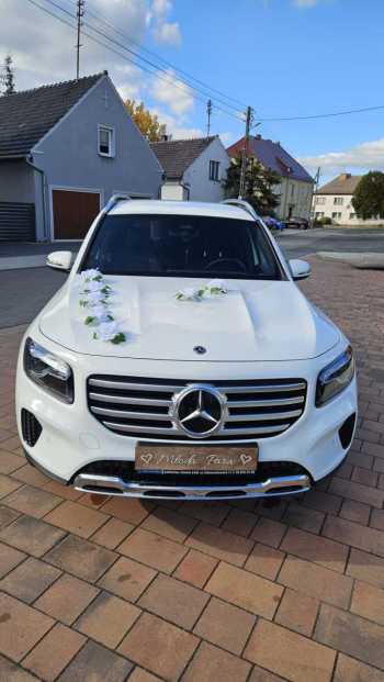 Mercedes GLB biały SUV | Auto do ślubu Szczedrzyk, opolskie