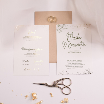 Zaproszenie ,,Wieczór Złotym Malowany” - zdjęcie 1