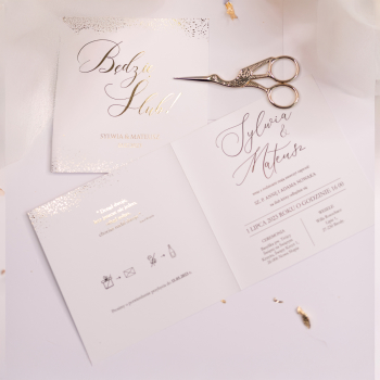 Zaproszenie ,,Złoty Kwadrat Miłości” - zdjęcie 1