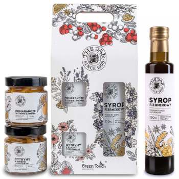 Zestaw prezent na święta przetwory świąteczny syrop piernikowy goździk imbir - zdjęcie 1