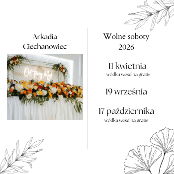 Arkadia Ciechanowiec | Sala weselna Ciechanowiec, podlaskie