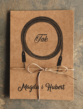 Zaproszenia ślubne MUZYCZNE - zdjęcie 1