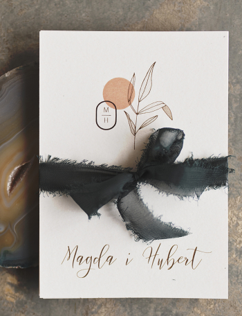 Zaproszenia ślubne AUTORSKIE Wzór 9 - zdjęcie 1