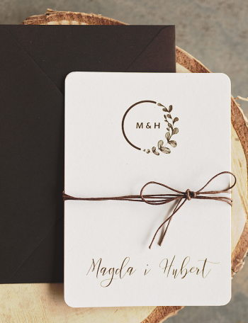 Zaproszenia ślubne AUTORSKIE Wzór 11 - zdjęcie 1