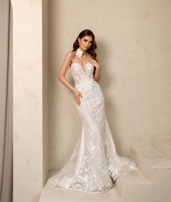 Koronkowa rybka z ozdobą na szyję Ivanka - zdjęcie 1