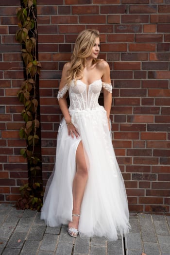 CARLITA gorsetowa, tiulowa - zdjęcie 1