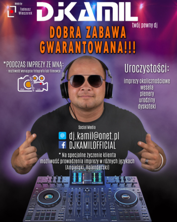 DJ Kamil | DJ na wesele Jaworzno, śląskie