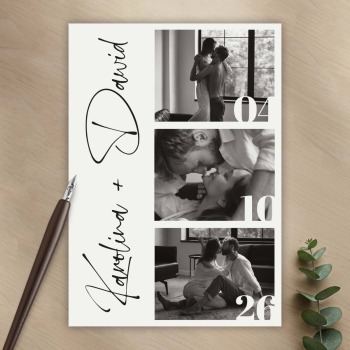 Zaproszenia ślubne Ze zdjęciami - zdjęcie 1