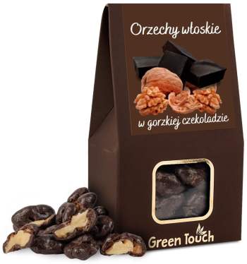 Orzechy włoskie w gorzkiej czekoladzie 100 g - zdjęcie 1
