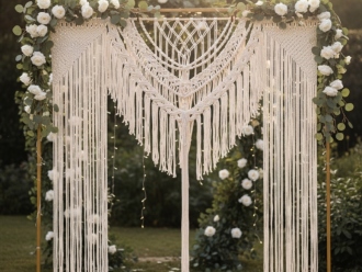 Patrycja Kryszak - Ścianka boho | Dekoracje ślubne Kraków, małopolskie