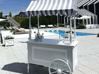 Carta Bianca - dekoracyjny wózek | Unikatowe atrakcje Wilkołaz Drugi, lubelskie