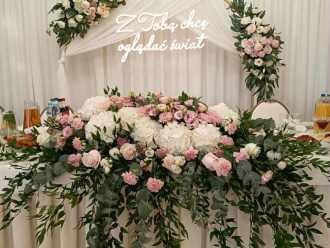 Złoty pył | Dekoracje ślubne Niemce, lubelskie