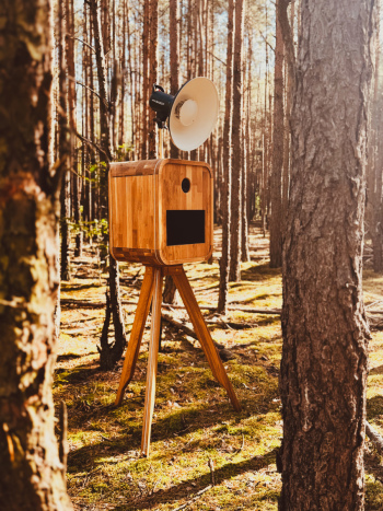 Drewniana Fotobudka Klasyka | Fotobudka na wesele Warszawa, mazowieckie