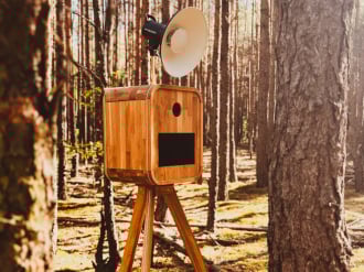 Drewniana Fotobudka Klasyka | Fotobudka na wesele Warszawa, mazowieckie