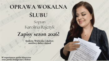 Karolina Rajczyk - Sopran | Oprawa muzyczna ślubu Kraków, małopolskie