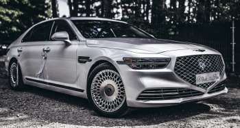 Genesis G90 V8 5.0 Ultimate AWD | Auto do ślubu Warszawa, mazowieckie