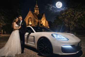 Sportowa limuzyna Porsche Panamera | Auto do ślubu Raciborowice, małopolskie